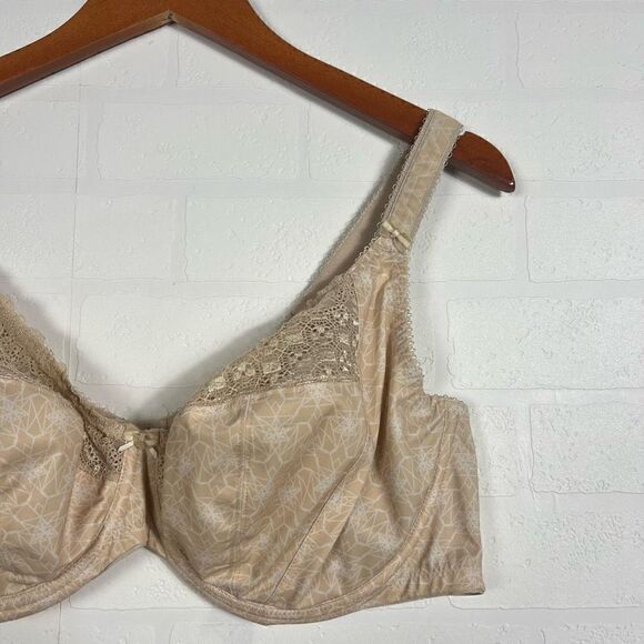Elomi Kim Stretch Plunge Bra Caramel size 42DDD - Picture 4 of 8